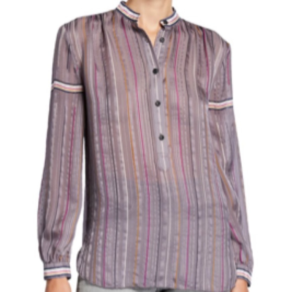 NWT RAG & BONE Austin Silk Blouse XS